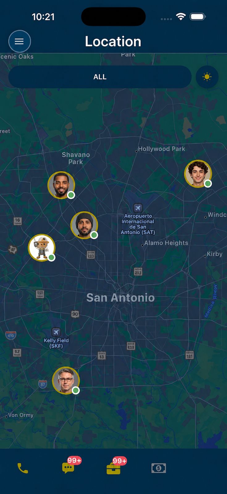 Mapa en vivo